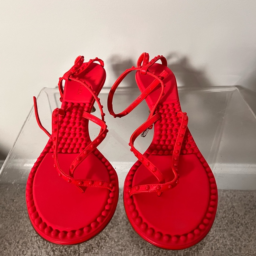Bottega Veneta strappy kitten heels - size 38